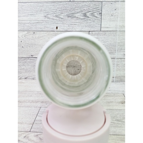 Lululemon Pure Focus Glass Water Bottle Silicone Sleeve Motivational White 18oz - Picture 11 of 11